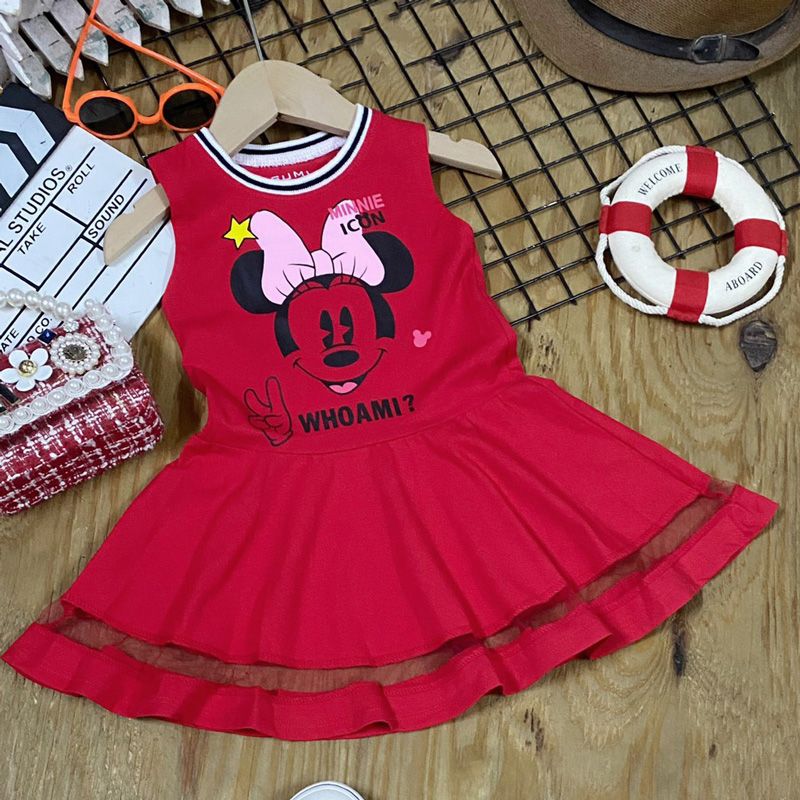 Đầm sát nách Mickey