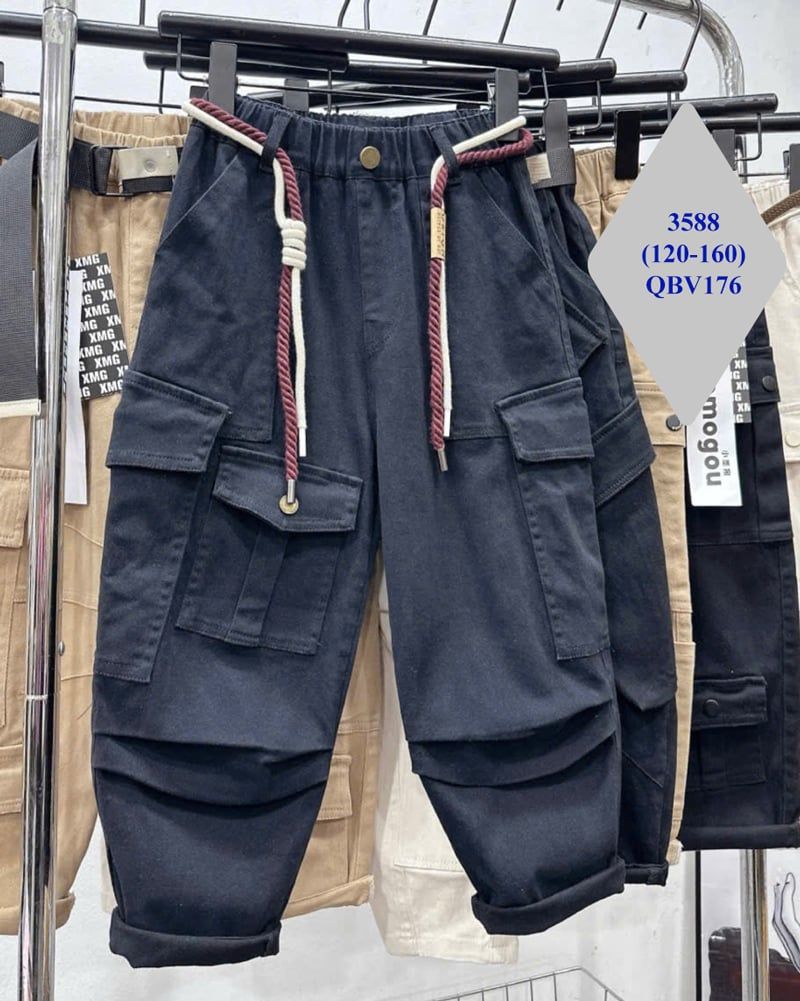 Quần baggy kaki bé trai 3588