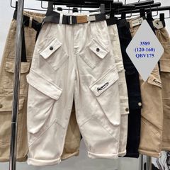 Quần baggy kaki bé trai 3589