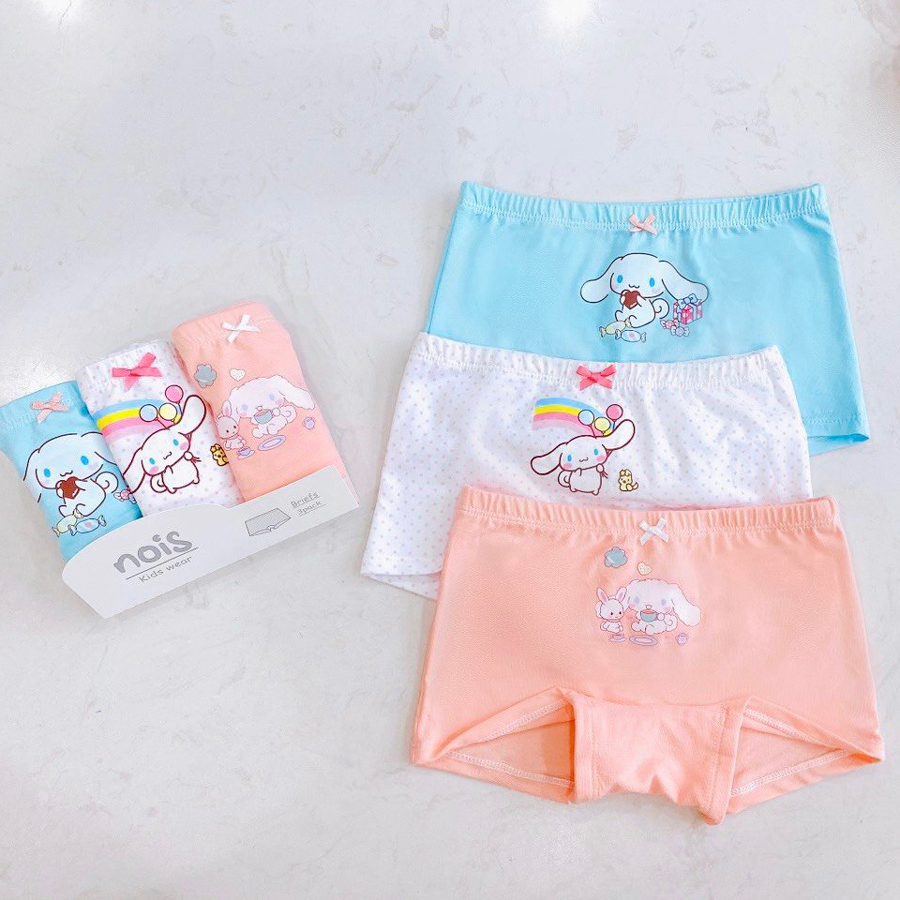 Set 3 quần chip đùi bé gái Nois