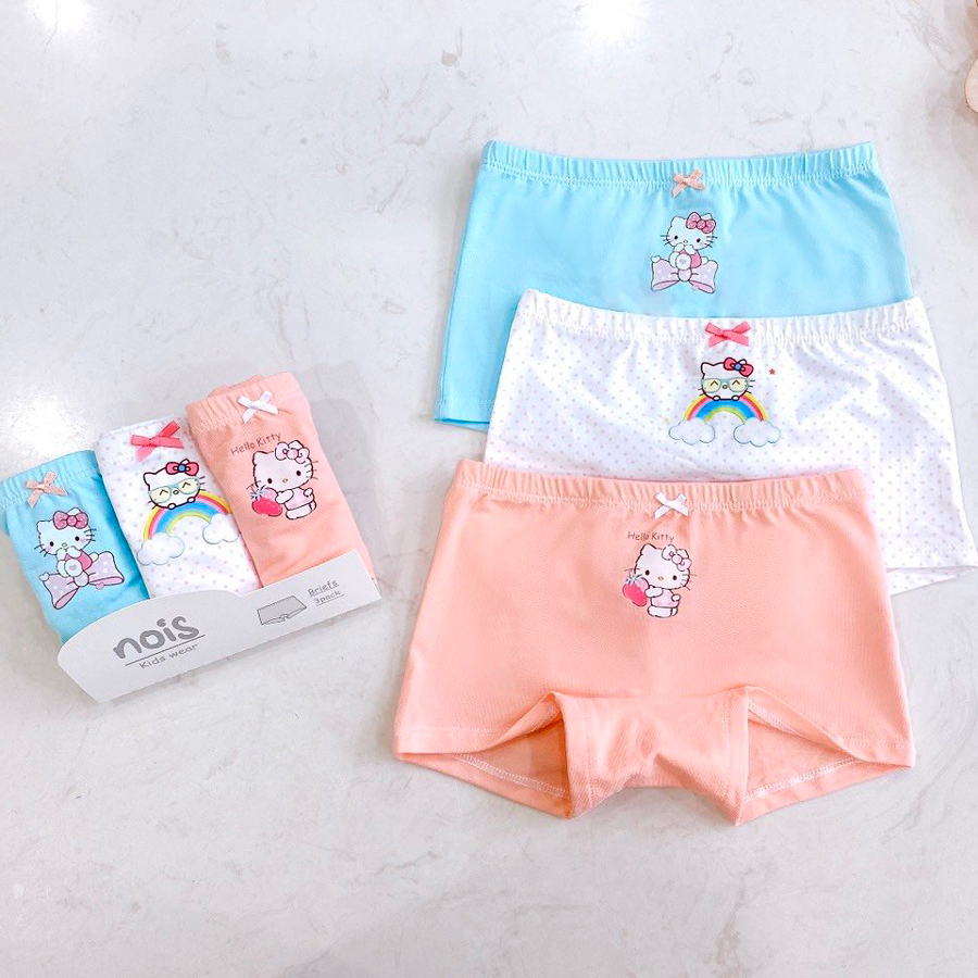 Set 3 quần chip đùi bé gái Nois