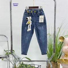 Quần jean baggy gấu trắng 600803