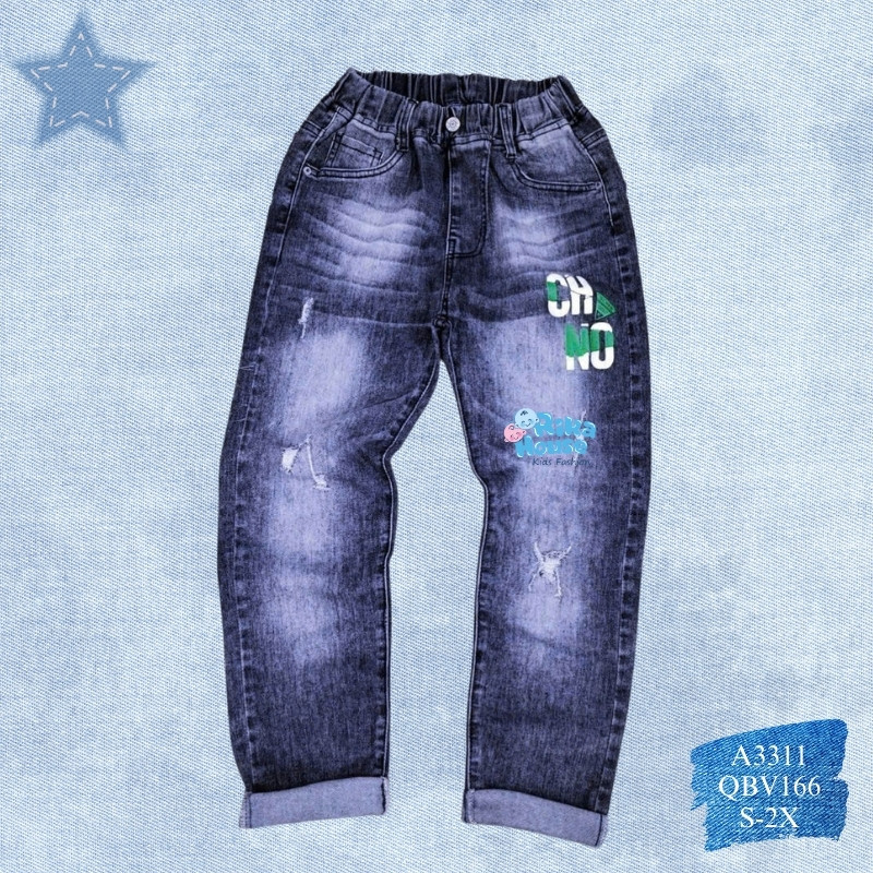 Quần jean bé trai size khủng 3311
