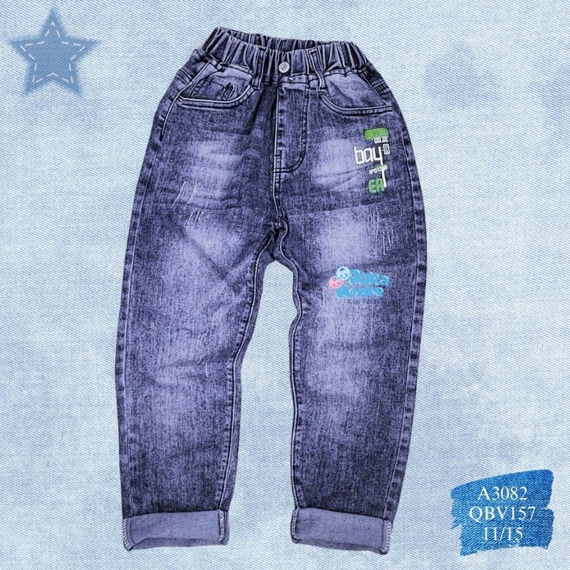 Quần jean dài bé trai 3082