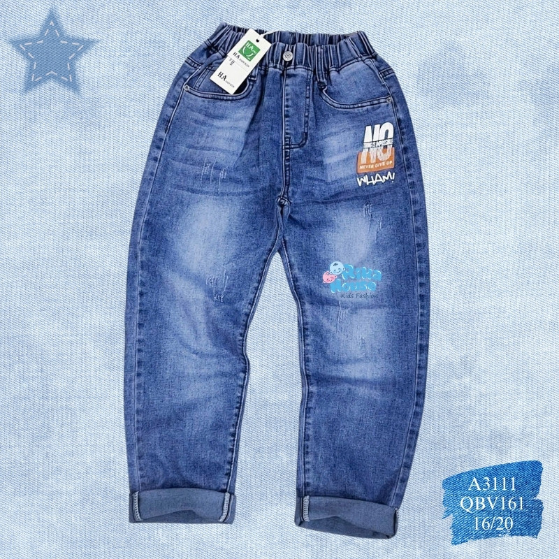 Quần jean dài bé trai 3111