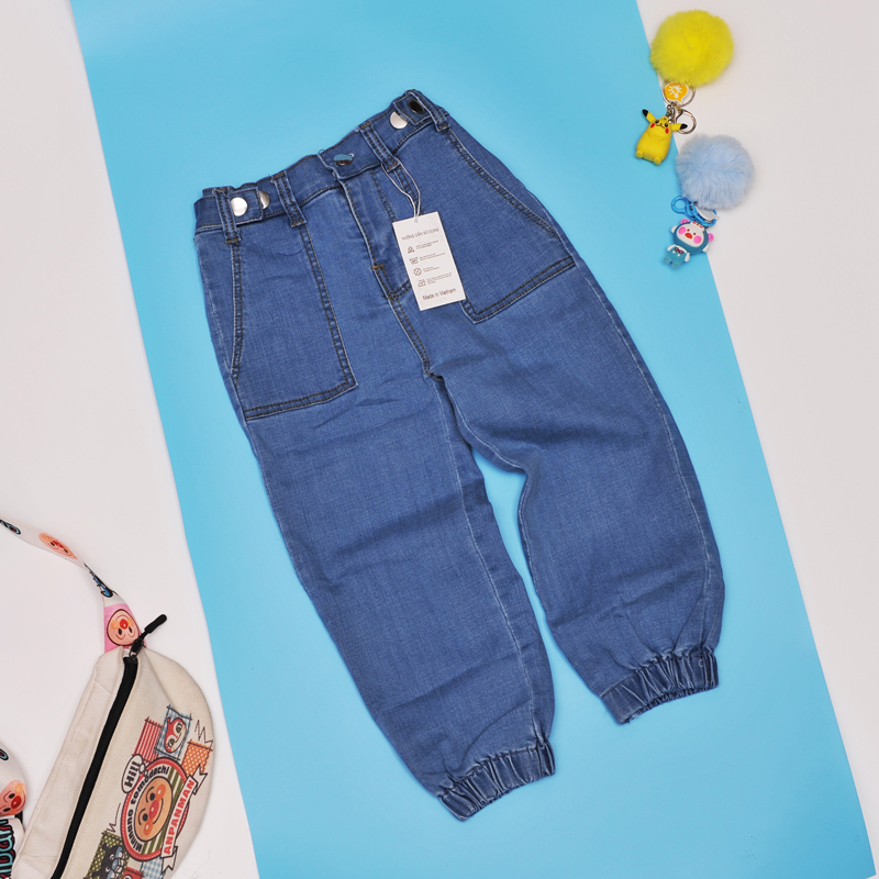 Quần jean jogger bé gái