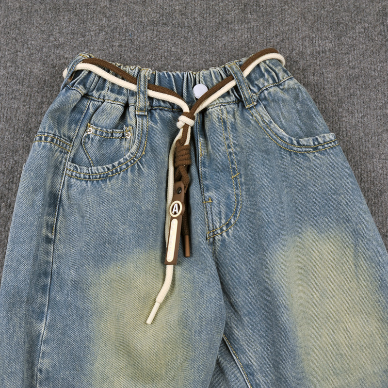 Quần jean lửng bé trai Quảng Châu 5243