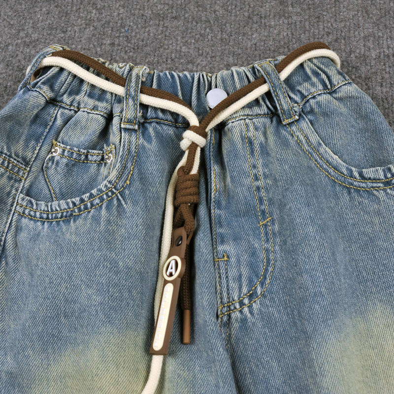 Quần jean lửng bé trai Quảng Châu 5243