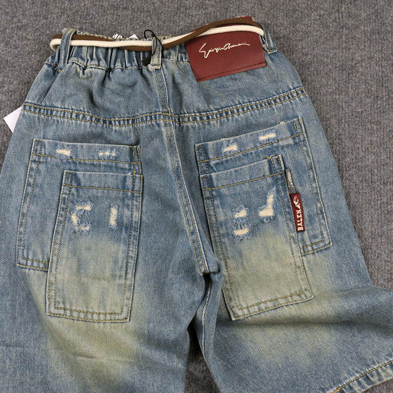 Quần jean lửng bé trai Quảng Châu 5243