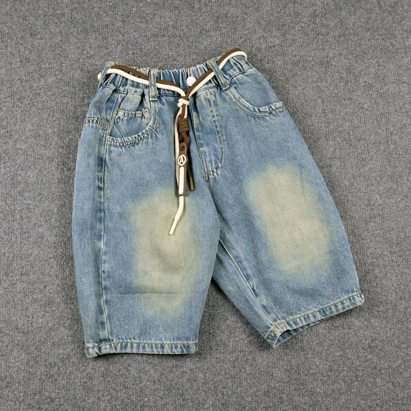 Quần jean lửng bé trai Quảng Châu 5243