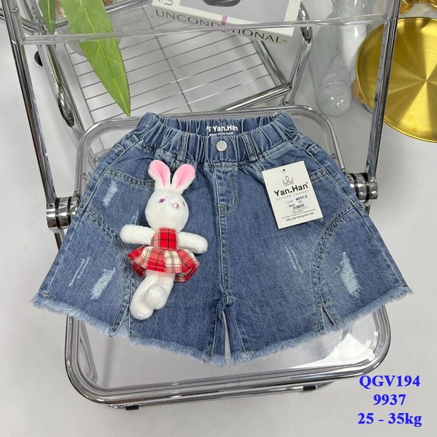 Quần short jean thỏ đỏ 9937