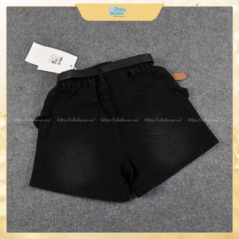 Quần short jean bé gái Quảng Châu nút 8809