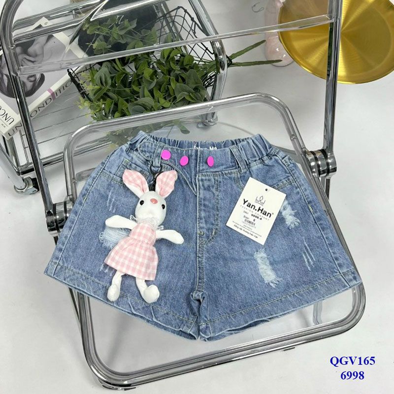 Quần short jean thỏ trắng 6998
