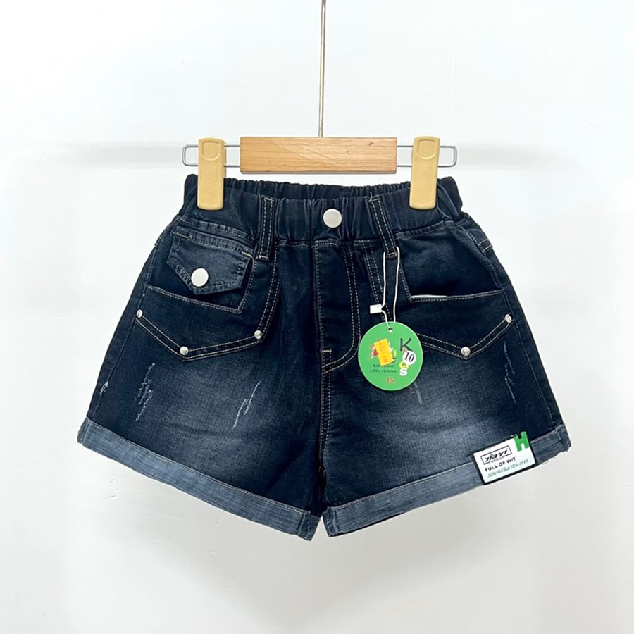 Quần short jean túi xéo