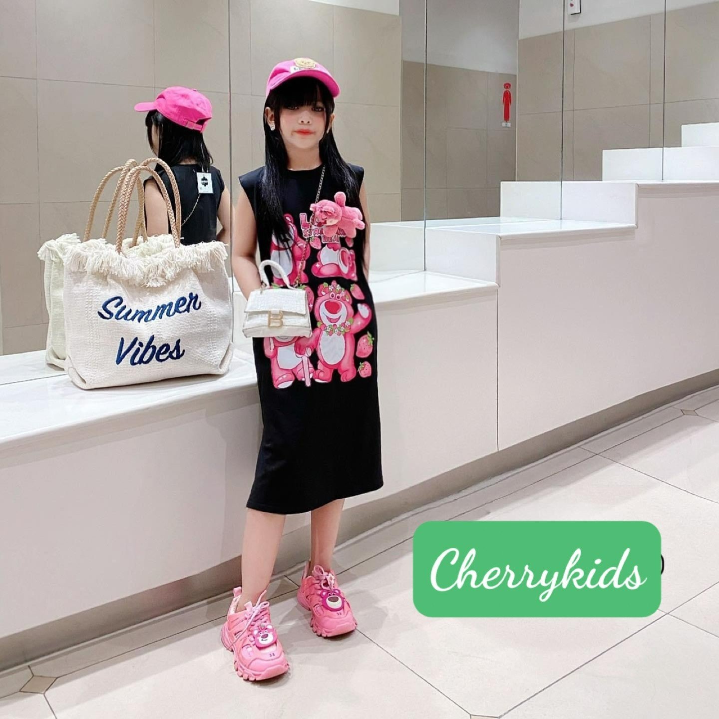 Đầm gấu dâu dài