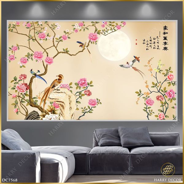  Tranh Yến Oanh Trăng Rằm DC7568 