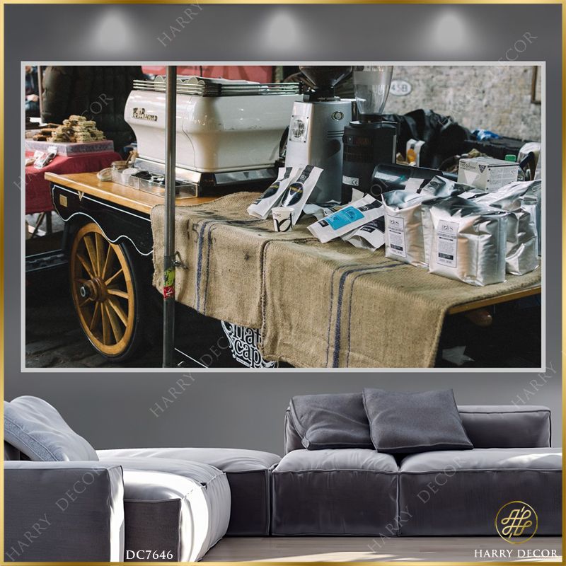  Tranh Quầy Túi Cà Phê DC7646 