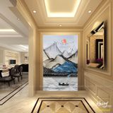  Tranh Trừu Tượng Núi Non CS0388 