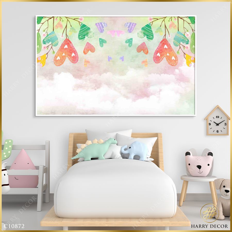  Tranh Chiếc Lá Trái Tim C10872 