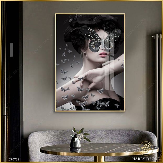  Tranh Butterfly Girl C10738 