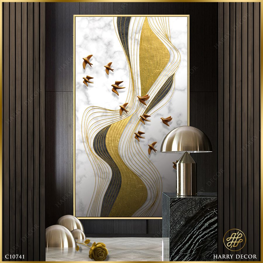  Tranh Chim Qua Núi Xa C10741 