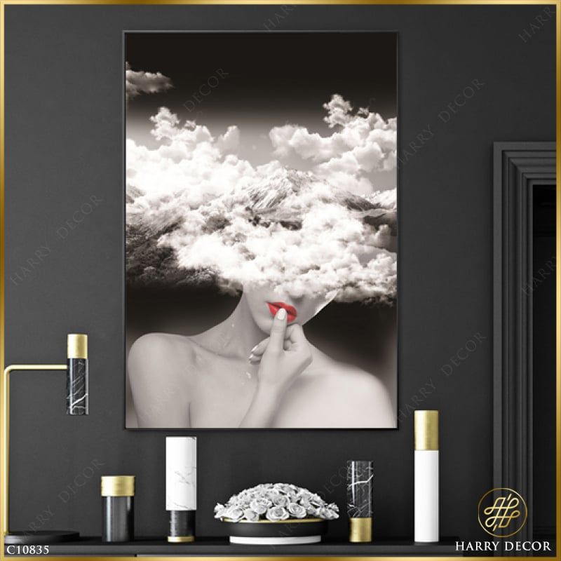  Tranh Cô Gái Mây Trắng C10835 