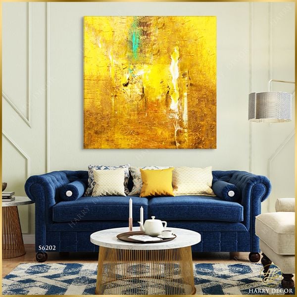  Tranh Vuông Vàng Rực S6202 