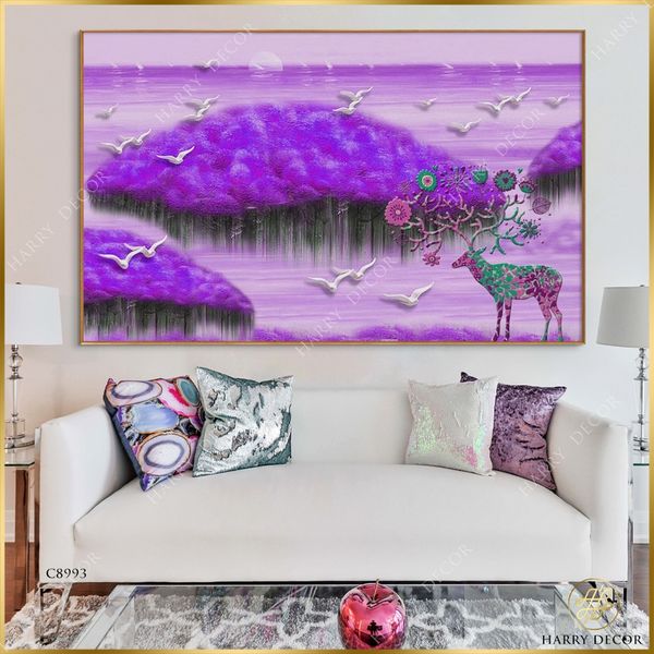  Tranh Xinh Đẹp Rừng Tím C8993 