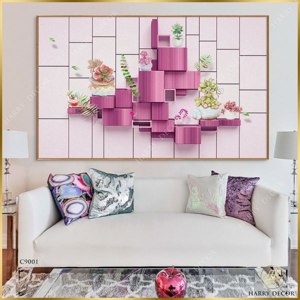  Tranh Xương Rồng Trong Vỏ Ốc C9001 