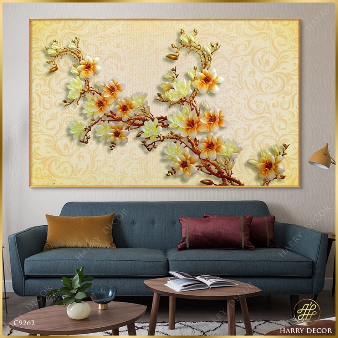  Tranh Nhánh Mộc Lan Từ Ngọc C9262 