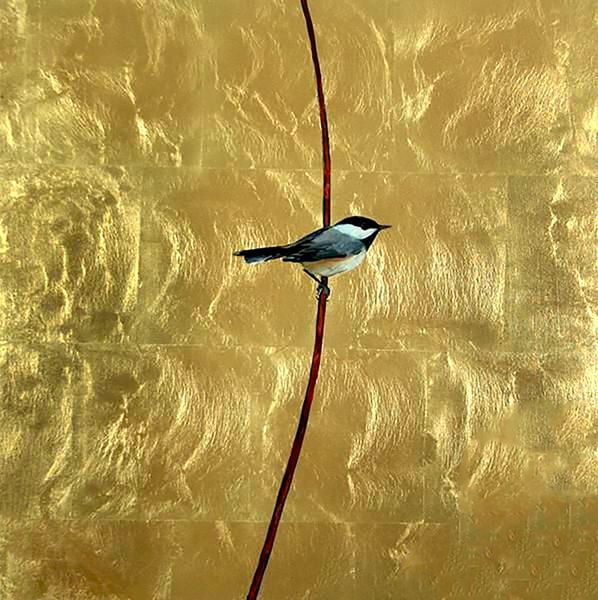  Tranh Vuông Vàng Lá S6190 