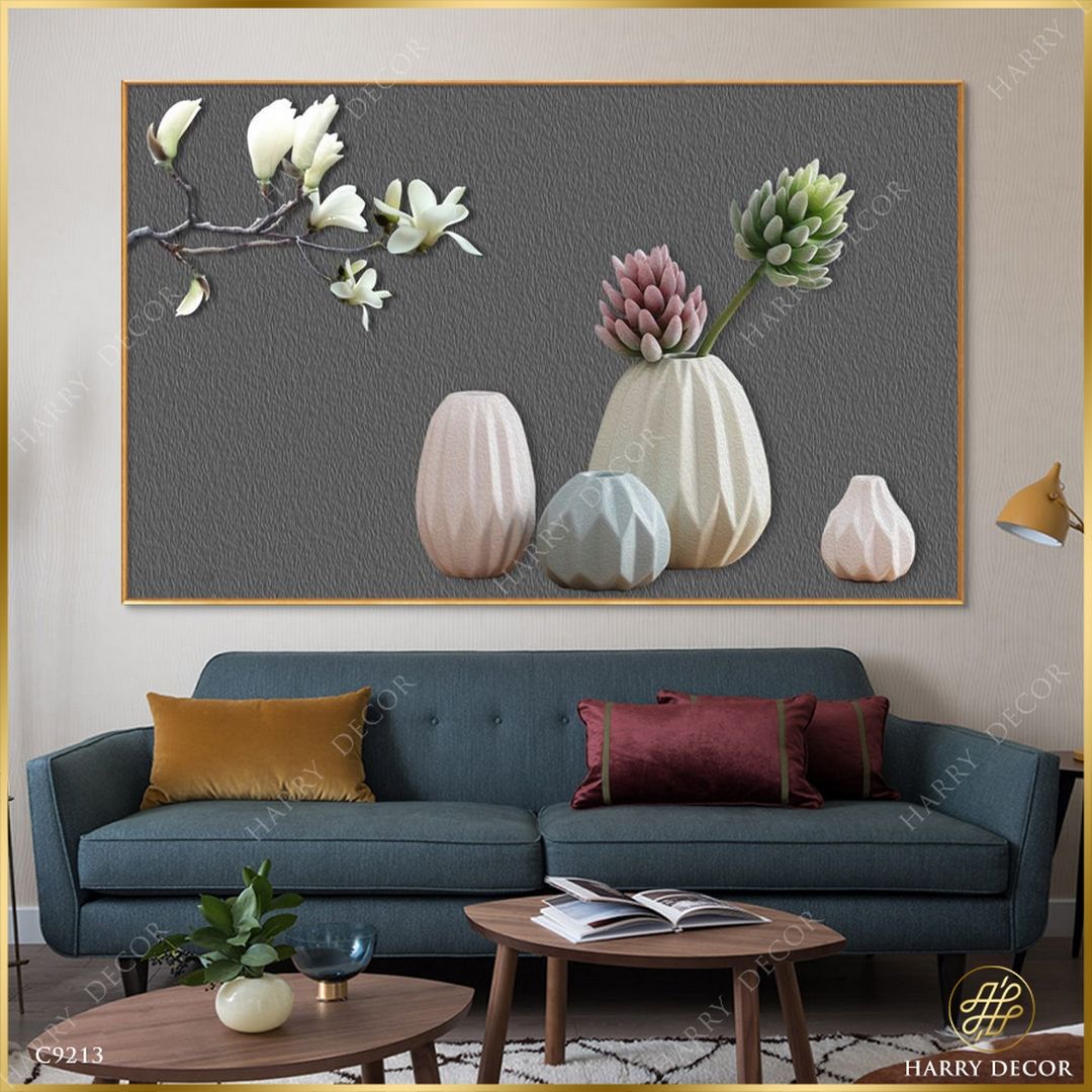  Tranh Nhánh Mộc Lan Bên Bình C9213 