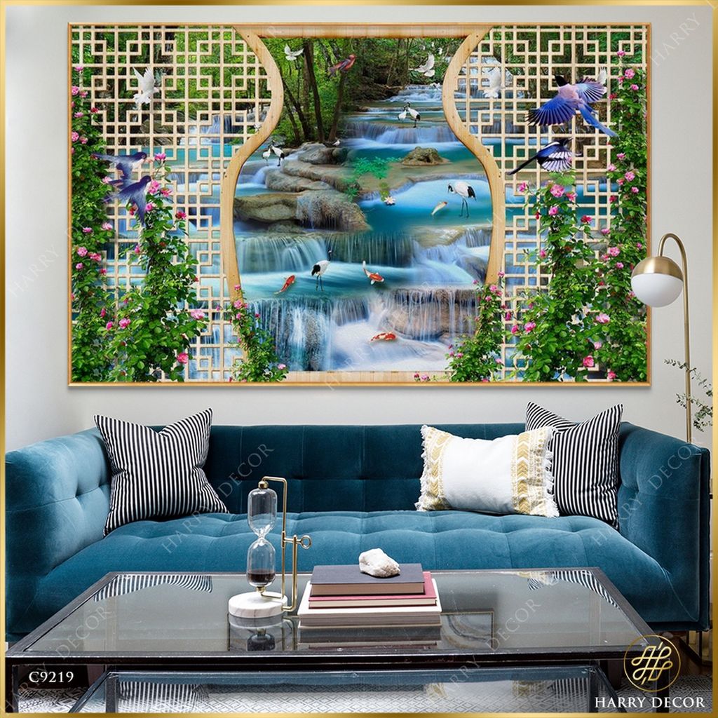  Tranh Thiên Nhiên Ngoài Ô Cửa C9219 