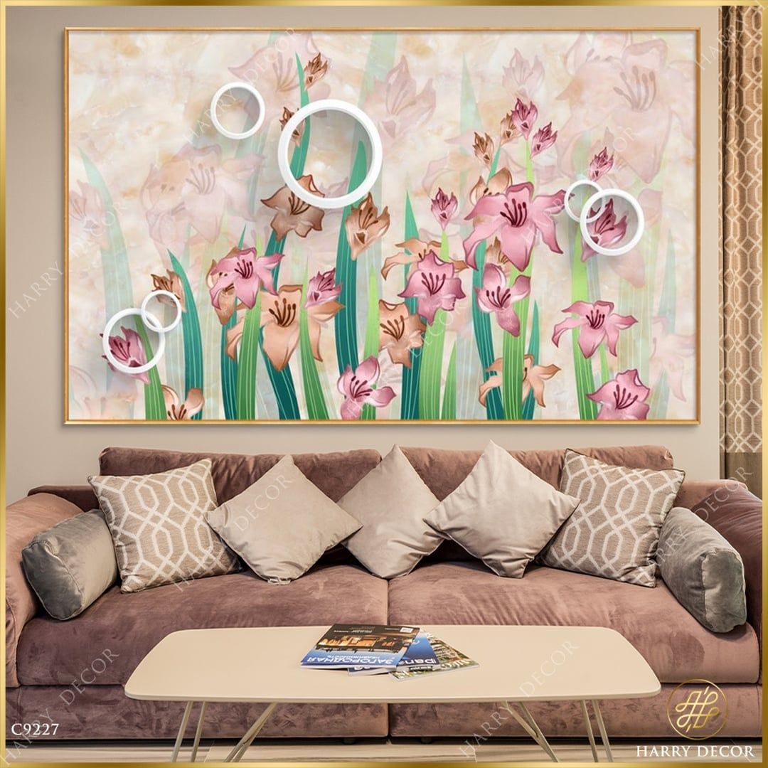  Tranh Những Đóa Ly Êm Ái C9227 