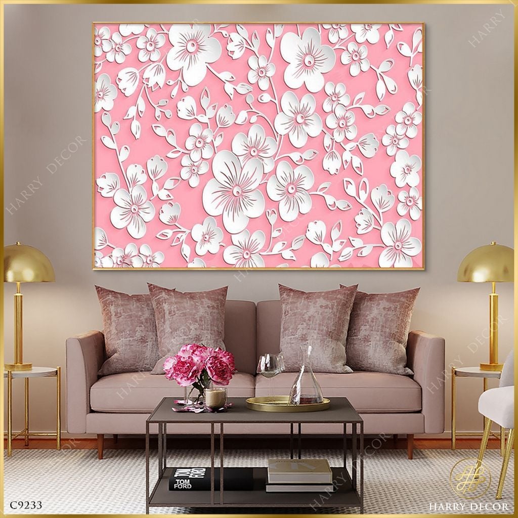  Tranh Rợp Hoa Đồng Tiền C9233 