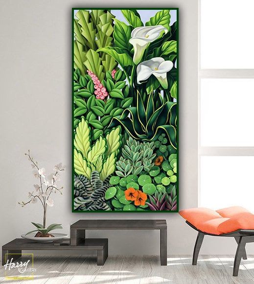  Tranh Rừng Nhiệt Đới Tươi Mát S0409 