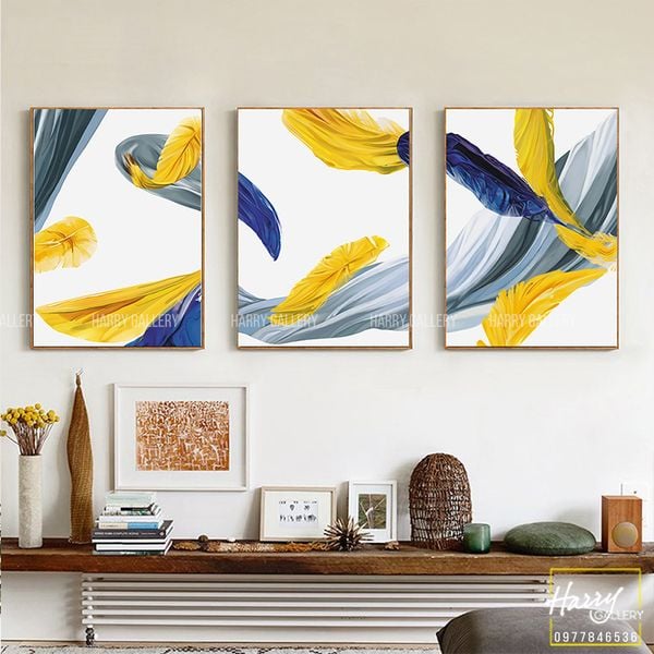  Bộ 3 Tranh Abstract Đam Mê CS0085 