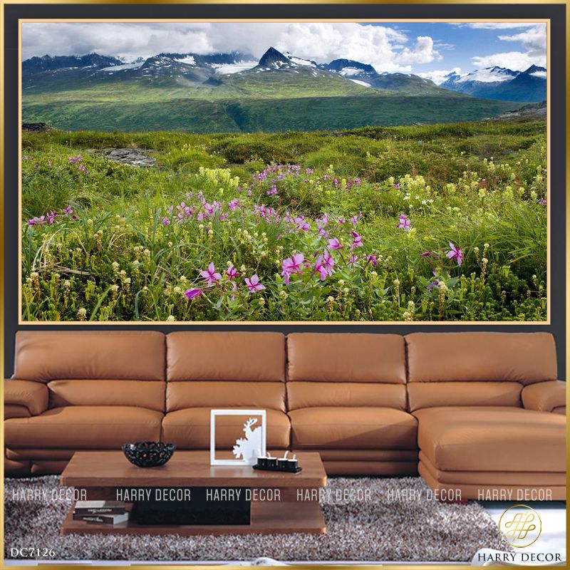  Tranh Hoa Mỏng Manh Trên Đồng DC7126 