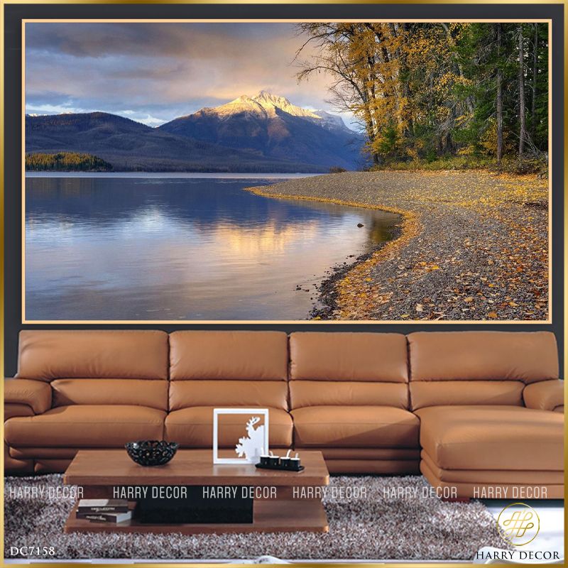  Tranh Chiều Tím Sỏi Đá DC7158 