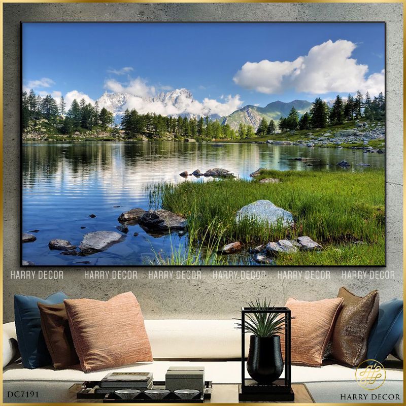  Tranh Nước Trong Xanh Thuần Khiết DC7191 