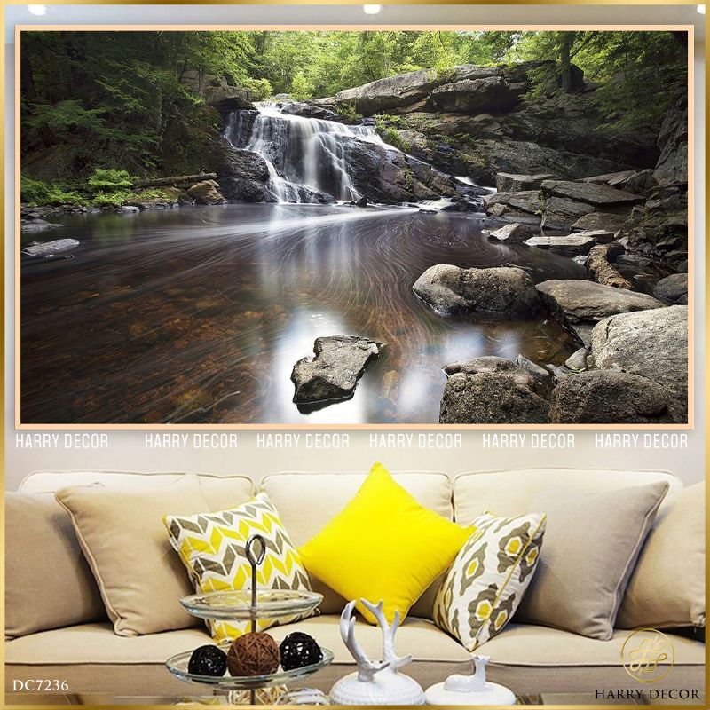  Tranh Thác Chảy Êm Dịu DC7236 