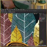  Tranh Lá Rừng Đêm Thu C5836147176 