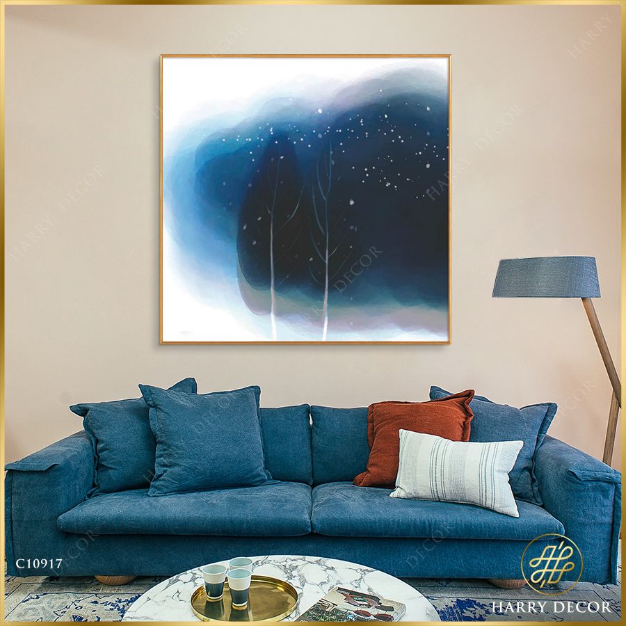  Tranh Vuông Trời Đông Tuyết C10917 