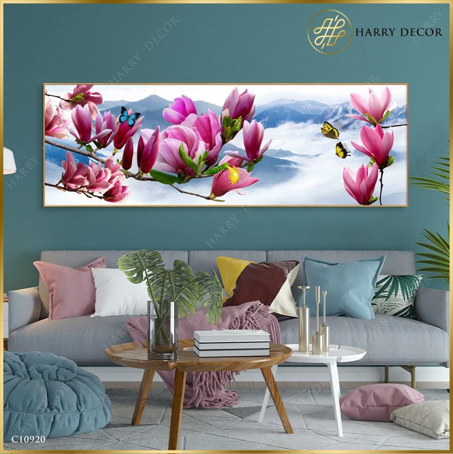  Tranh Mộc Lan Trên Đỉnh Núi C10920 