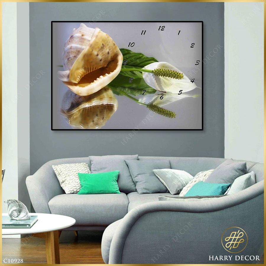  Tranh Snail On White Flower C10928 