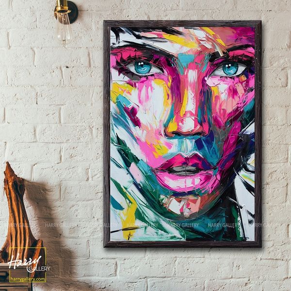  Tranh Blue Eyes Pop Art S0455 