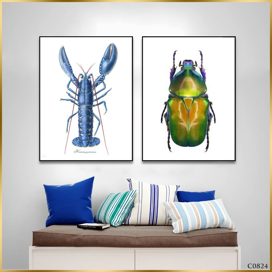  Bộ 2 Tranh Động Vật Life Style C0824 