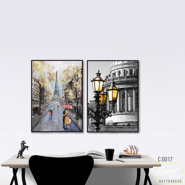  Bộ 2 Tranh Đôi Người Hạnh Phúc C0017 