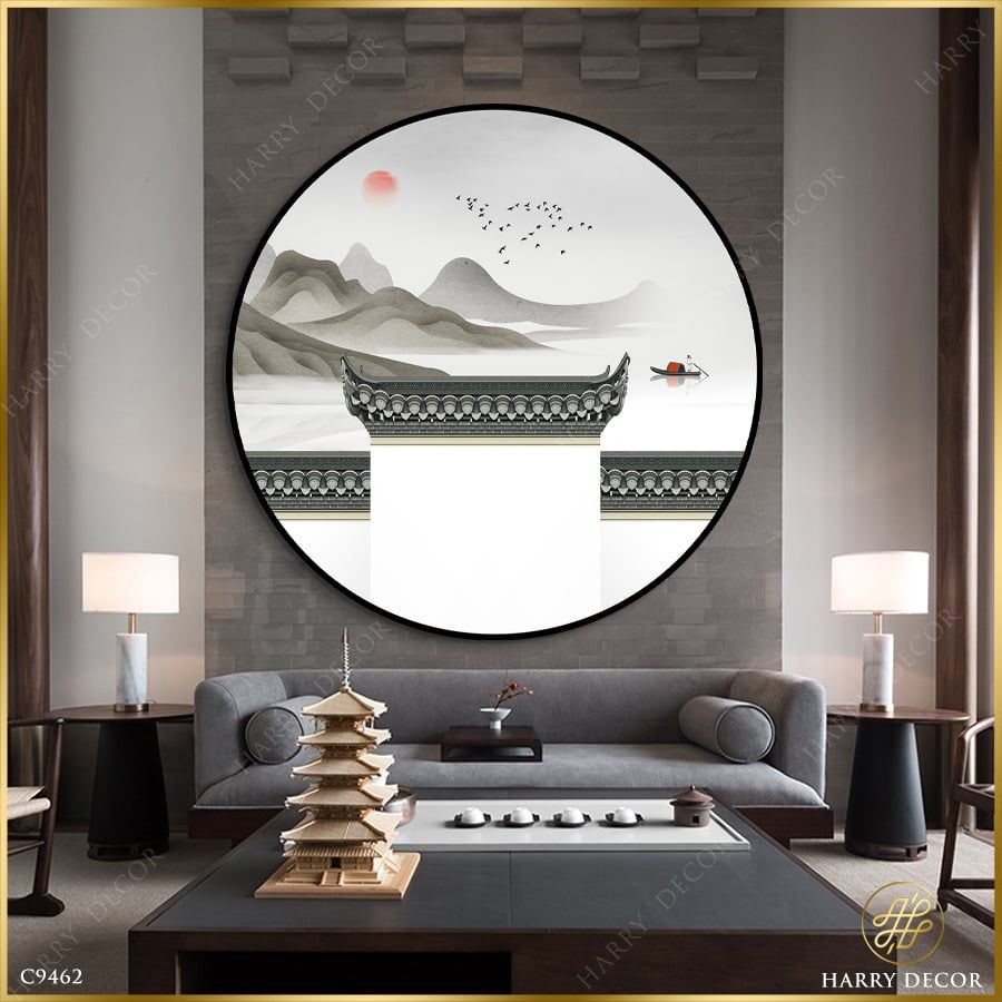  Tranh Tròn Tường Thành Ngang Núi C9462 