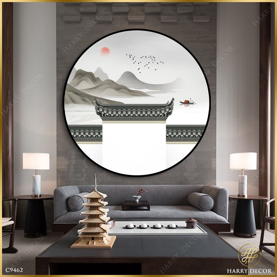 Tranh Tròn Tường Thành Ngang Núi C9462 
